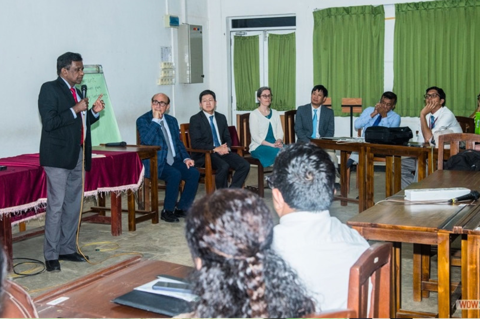Participants at the scholarship and AI workshop, Peradeniya